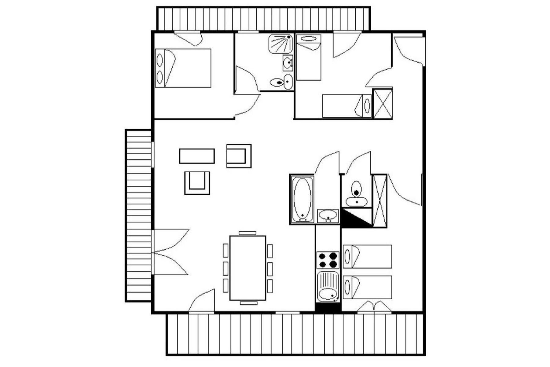 Residence Les Cristaux - Appartement Accueillant & Renove - Proche Des Pistes - Balcon - Sauna - Hammam - Wifi Mae-0254 圣马丁德贝尔维尔 外观 照片